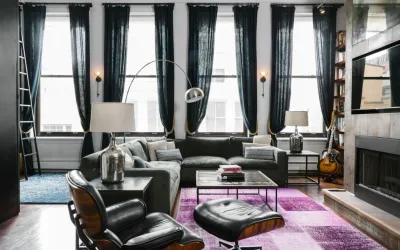 Bắt kịp xu hướng với việc sử dụng màu Ultra Violet trong thiết kế nội thất 2018