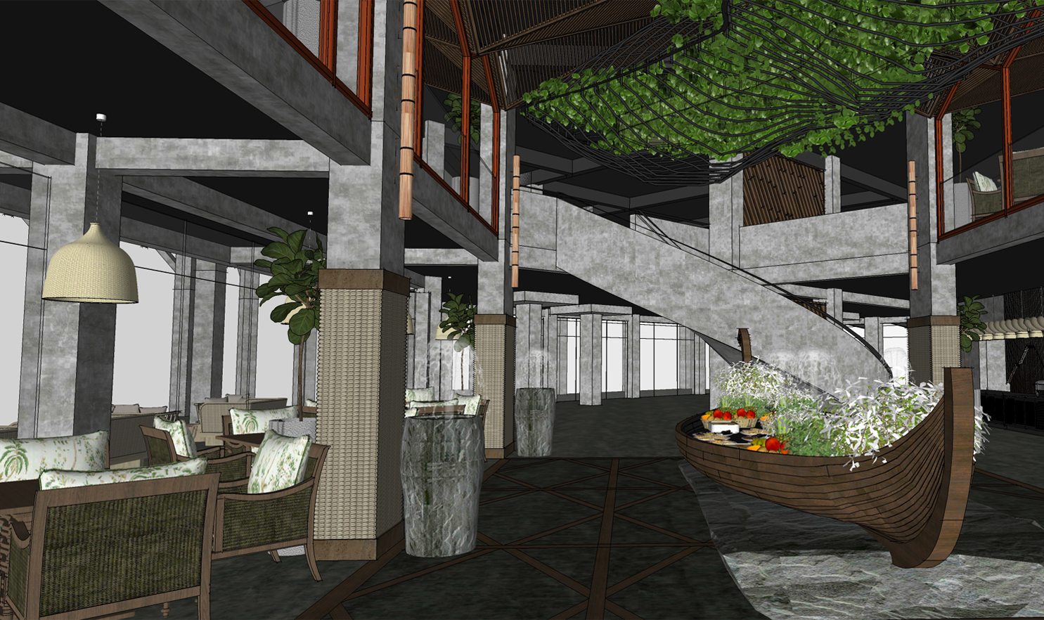 Thiết kế nội thất khách sạn Cát Bà Hotel & Resort